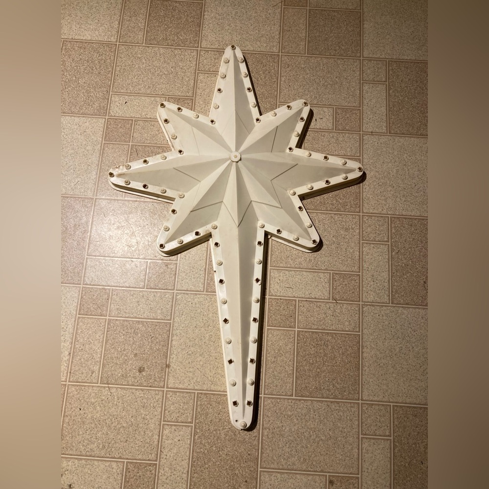 Vintage empire nativity star blow mold lighted 39 inch